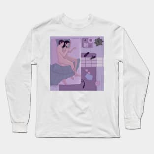 Curled Up Long Sleeve T-Shirt